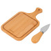 Набір для подачі сиру ARDESTO Midori, 2 предмети, 19х11х0.8см, бамбук, нержавіюча сталь