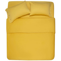 Простирадло на резинці ARDESTO Mix&Match, 180x200+30см, 100% бавовна, сатин, жовтий Простирадло на резинці ARDESTO Mix&Match, 180x200+30см, 100% бавовна, сатин, жовтий