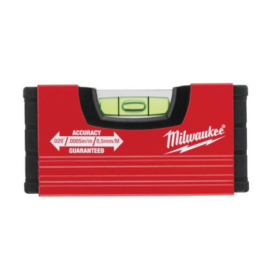 Рівень Milwaukee MiniBox, 10см, 1 капсула, алюмінієвий корпус