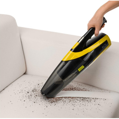 Sencor Пилосос безпровідний, вологе прибирання, конт пил -0,5л, НЕРА, чорно-жовтий Sencor Пилосос безпровідний, вологе прибирання, конт пил -0,5л, НЕРА, чорно-жовтий