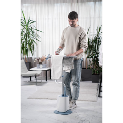 Відпарювач Ardesto вертикальний IR-S26, 1800Вт, 2600мл, вішалка, нерж. сталь, білий+сірий Відпарювач Ardesto вертикальний IR-S26, 1800Вт, 2600мл, вішалка, нерж. сталь, білий+сірий