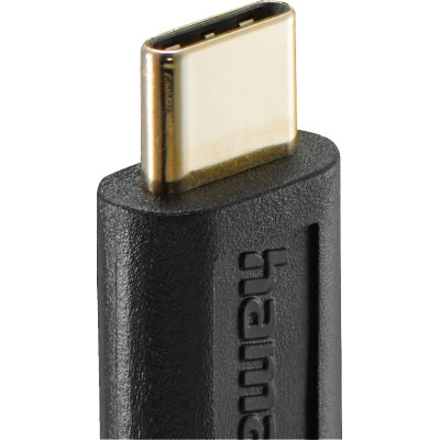 HAMA Кабель заряджання/синхронізації USB-С > USB-C, 1,5м ,чорний