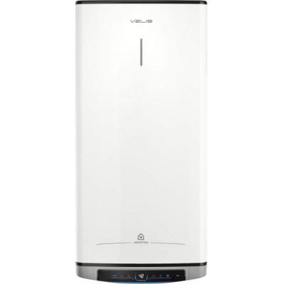 Водонагрівач електричний Ariston VELIS DUNE WIFI 80 EU плаский, слім, 80л, 2*1,5 кВт, емал. нагр. ел, ун. монтаж, ел. кер-ня, B, Італія, білий