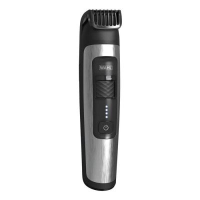 Тример Wahl Aqua Trim, акум., роторний мотор, насадок-1, чохол, гребінець, сталь, чорний Тример Wahl Aqua Trim, акум., роторний мотор, насадок-1, чохол, гребінець, сталь, чорний