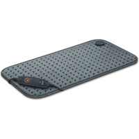 Електрогрілка Beurer традиційна форма, 60х30см, 100Вт, 6 режими, мікроволокно, мікроволокно, сірий