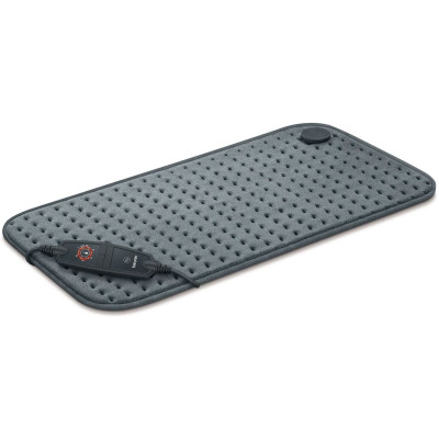 Електрогрілка Beurer традиційна форма, 60х30см, 100Вт, 6 режими, мікроволокно, мікроволокно, сірий Електрогрілка Beurer традиційна форма, 60х30см, 100Вт, 6 режими, мікроволокно, мікроволокно, сірий