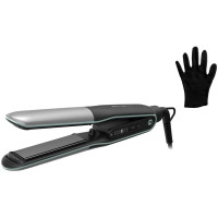 Випрямляч Rowenta Thermostyle, темп.режимів-5, 150-230С, дисплей, іонізація, кераміка, титан, чорно-сірий Випрямляч Rowenta Thermostyle, темп.режимів-5, 150-230С, дисплей, іонізація, кераміка, титан, чорно-сірий