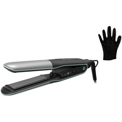 Випрямляч Rowenta Thermostyle, темп.режимів-5, 150-230С, дисплей, іонізація, кераміка, титан, чорно-сірий Випрямляч Rowenta Thermostyle, темп.режимів-5, 150-230С, дисплей, іонізація, кераміка, титан, чорно-сірий