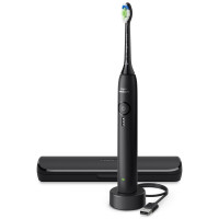 Щітка зубна електр. Philips, Sonicare 3100 series, насадок-1, дорожній футляр, чорний