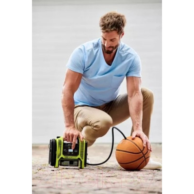 Ryobi Компресор акумуляторний ONE+ R18MI-0, 18В, 10,3 бар (без АКБ та ЗП)