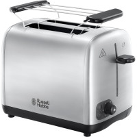 Тостер Russell Hobbs Adventure, 850Вт, метал, сріблястий Тостер Russell Hobbs Adventure, 850Вт, метал, сріблястий