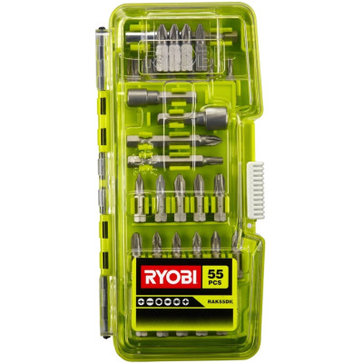 Ryobi Набір біт RAK55DK 55шт кейс