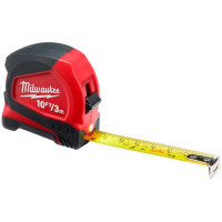 Рулетка Milwaukee, 3мх19мм, з фіксатором змотування, підсвітка, АБС-пластик, магніт