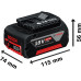 Bosch Акумулятор GBA, 18В, 4А·год, 1.1кг