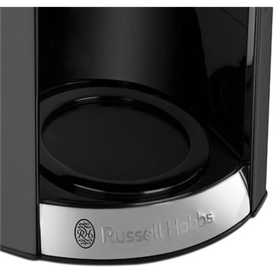 Кавоварка Russell Hobbs крапельна Matte Black, 1.8л, мелена, LED-дисплей, чорний