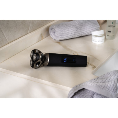 Бритва електр. ARDESTO роторна SHRR-B8WDR, 8Вт,  бритв.головок-3, Li-Ion, сух.+волог., чорний