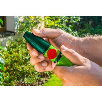 Набор для полива Verto, в комплекте шланг 7.5-22м, растягивающийся, ороситель прямой 15G700, коннектор, 2 муфты (15G890)