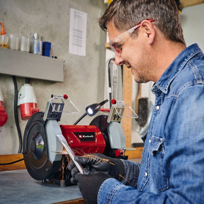 Верстат заточувальний Einhell TC-BG 200 L 400Вт коло 200х25мм 2980об/хв 11.66кг Верстат заточувальний Einhell TC-BG 200 L 400Вт коло 200х25мм 2980об/хв 11.66кг