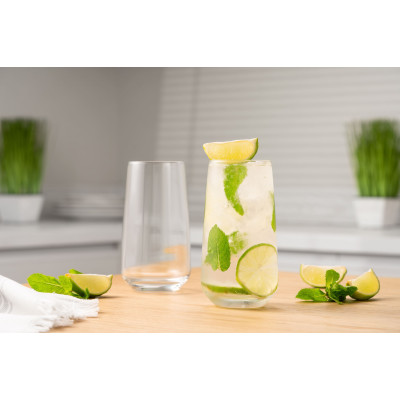 ARDESTO Набір склянок високих Gloria Shine 480 мл, 3 шт., скло ARDESTO Набір склянок високих Gloria Shine 480 мл, 3 шт., скло