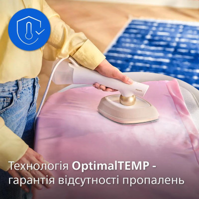 Відпарювач-праска Philips OneTurn, 1800Вт, 200мл, паровий удар -90гр, поворот для зміни типу девайса, алюміній, білий Відпарювач-праска Philips OneTurn, 1800Вт, 200мл, паровий удар -90гр, поворот для зміни типу девайса, алюміній, білий