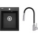 Набір для кухні Deante Corio, гранітна мийка ZRC_2103 + зміш. BOC_B740, графіт Набір для кухні Deante Corio, гранітна мийка ZRC_2103 + зміш. BOC_B740, графіт