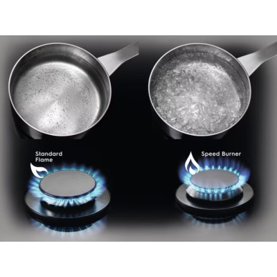 Варильна поверхня Electrolux газова, 60см, чавун, нерж