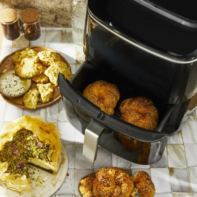 Мультипіч Moulinex Easy Fry Grill&Steam, 1430Вт, чаша-6.2л, сенсорне керув., 8 програм, пластик, чорний Мультипіч Moulinex Easy Fry Grill&Steam, 1430Вт, чаша-6.2л, сенсорне керув., 8 програм, пластик, чорний