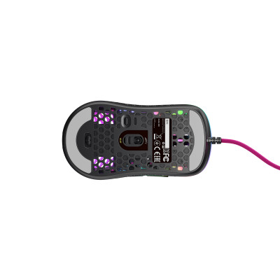 Миша Xtrfy M42, USB-A, RGB, рожевий