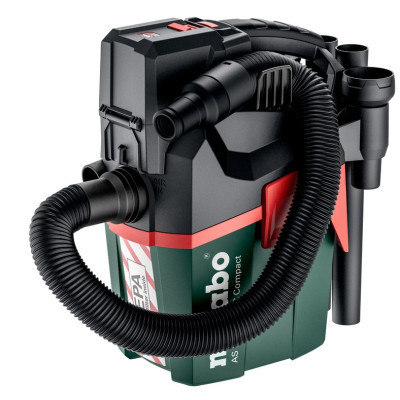 Пилосос акумуляторний Metabo AS 18 HEPA PC COMPACT 18В бак 6л 2100л/хв 3.8кг без АКБ та ЗП Пилосос акумуляторний Metabo AS 18 HEPA PC COMPACT 18В бак 6л 2100л/хв 3.8кг без АКБ та ЗП