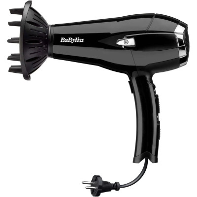 Фен Babyliss CordKeeper, 2000Вт, 3 режими, іоніз-я, хол. обдув, змотка шнура, чорний Фен Babyliss CordKeeper, 2000Вт, 3 режими, іоніз-я, хол. обдув, змотка шнура, чорний