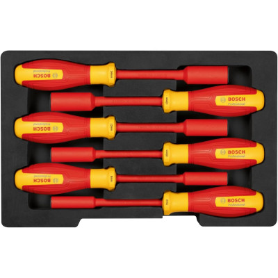 Ключі торцеві шестигранні Bosch Professional, VDE, набір 6шт