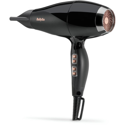 Фен Babyliss Air Power Pro, 2300Вт, 3 режими, дифузор, іоніз-я, хол. обдув, кераміка, чорний