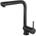 Змішувач для кухні Deante Aster, довж.виливу - 209мм, витяжний, 1важіль, чорний