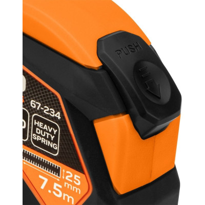 Neo Tools Рулетка, 7.5мx25мм, з фіксатором змотування, магніт Neo Tools Рулетка, 7.5мx25мм, з фіксатором змотування, магніт