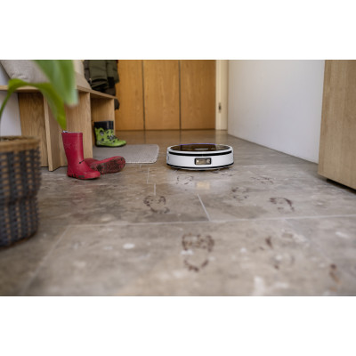 Робот-пилосос karcher RVF 7, h=10.5см, вологе прибирання, конт пил -250л, вода -0.30л, Bluetooth, білий