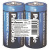Батарейка Panasonic GENERAL PURPOSE вугільно-цинкова C(R14) плівка, 2 шт.
