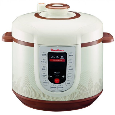 Мультиварка-скороварка Moulinex, 1000Вт, чаша-5л, сенсорное управл., металл/пластик, белый (CE501134) Мультиварка-скороварка Moulinex, 1000Вт, чаша-5л, сенсорное управл., металл/пластик, белый (CE501134)