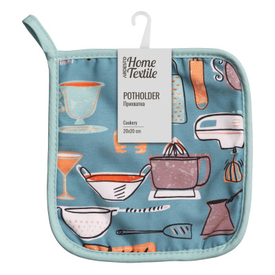 Прихватка ARDESTO Cookery 20х20см, 90% поліестер, 10% бавовна Прихватка ARDESTO Cookery 20х20см, 90% поліестер, 10% бавовна