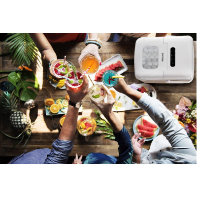 Льодогенератор побутовий Gorenje, 12кг/добу, 1.8л, дисплей, білий Льодогенератор побутовий Gorenje, 12кг/добу, 1.8л, дисплей, білий