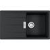Мийка кухонна Franke Centro, фраграніт, прямокутник, з крилом, 860х500х200мм, чаша - 1, накладна, CNG 611-86, онікс