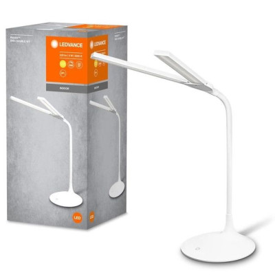 Лампа настольная с аккумулятором LEDVANCE Panan Disc Double 5Вт 3000К 2200мАч USB-A белый (4058075301733)