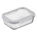 Контейнер для хранения продуктов питания Ardesto Gemini 0.66л, боросиликатное стекло, пластик, прямоугольный, прозрачный