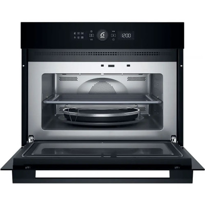 Духова шафа Whirlpool електрична компактна, 40л, дисплей, конвекція, ф-ція мікрохвиль, чорний