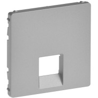 Лицьова панель ї розетки RJ11/RJ45 Legrand Valena LIFE, IN*MATIC, алюміній