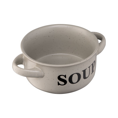 ARDESTO Бульйонниця Alcor, 550 мл, сіра, кераміка ARDESTO Бульйонниця Alcor, 550 мл, сіра, кераміка