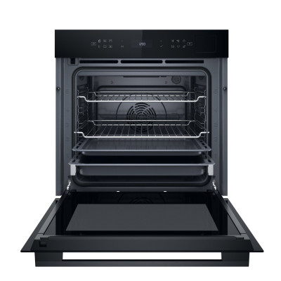 Духова шафа Whirlpool електрична, 73л, A+, дисплей, конвекція, піроліз, телескопічні напрямні, чорний