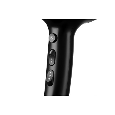 Фен ARDESTO HD-Y210, 1750-2100Вт, 2 швидкості, 3темп.режими, авто.змотування шнура, чорний