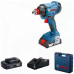 Bosch Гайковерт ударний GDX 180-Li, акум., 2х18 В, 180 Нм, M6-M14, 1.1кг, кейс