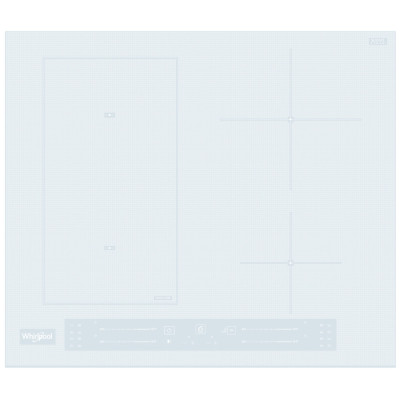 Варильна поверхня Whirlpool індукційна, 60см, розширена зона, білий