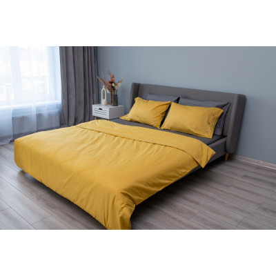 Підковдра ARDESTO Mix&Match, 200х220см, 100% бавовна, сатин, жовтий